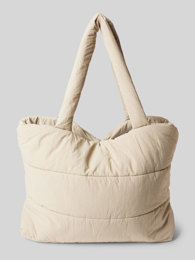 MSCH Copenhagen Shopper mit Label-Detail Modell 'SASJA' Beige 3