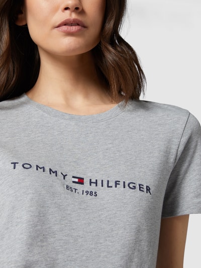 Tommy Hilfiger T-Shirt aus Baumwolle Hellgrau 3