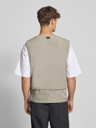 G-Star Raw Gilet met klepzakken Lichtgrijs - 5