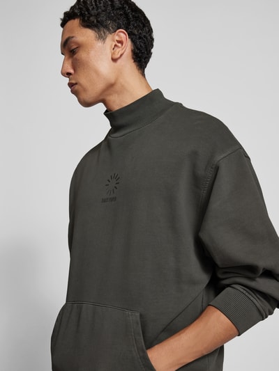 DAILY PAPER Sweatshirt mit Stehkragen Black 3