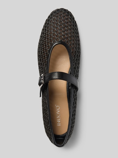 INUOVO Ballerina's met gladde zool Zwart - 3