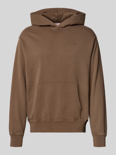 Levi's® Hoodie mit Label-Stitching Modell 'THE AUTHENTIC HOODIE' Khaki 2