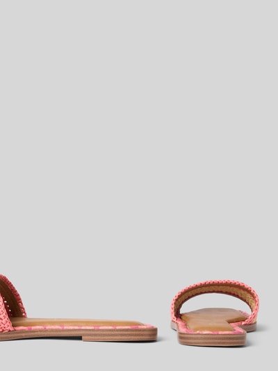 Tamaris Pantoletten mit Bast-Details Pink 2