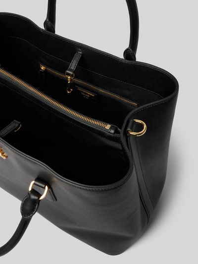 Lauren Ralph Lauren Handtasche mit Label-Applikation Modell 'MARCY' Black 5