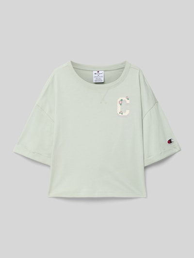 CHAMPION T-Shirt mit Logo-Print Schilf 1