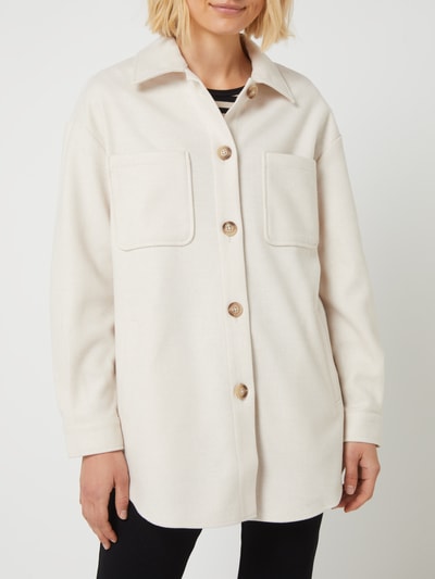 Vila Hemdjacke mit Umlegekragen Modell 'Kimmi' Offwhite 4