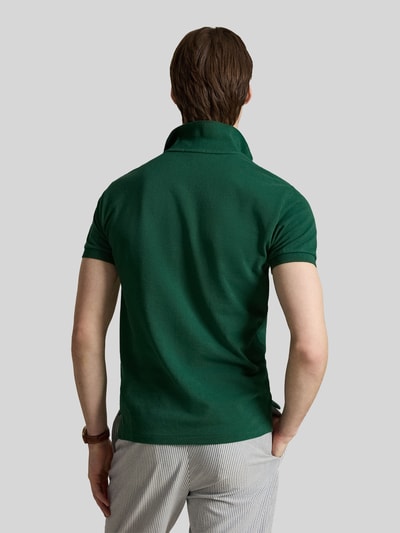 Polo Ralph Lauren Slim Fit Poloshirt aus reiner Baumwolle Dunkelgruen 5