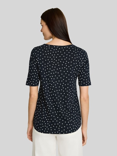 Tom Tailor Regular Fit T-Shirt aus reiner Baumwolle Marine 5