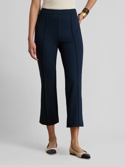 Lauren Ralph Lauren Spodnie o kroju slim fit o dł. 7/8 z ozdobnym szwem Granatowy 4