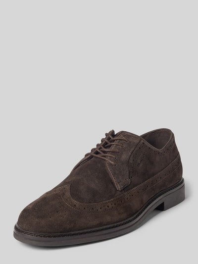 Gant Veterschoenen van echt leer, model 'Bidford' Donkerbruin - 1