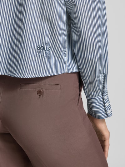 Smith and Soul Bluzka o kroju regular fit z kieszeniami na piersi Ciemnoniebieski 3