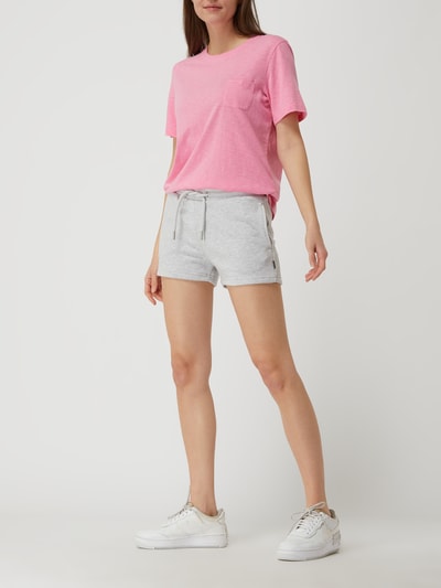 Superdry Sweatshorts aus Baumwollmischung  Hellgrau meliert 1