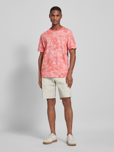 Tom Tailor T-Shirt mit Rundhalsausschnitt Koralle 1