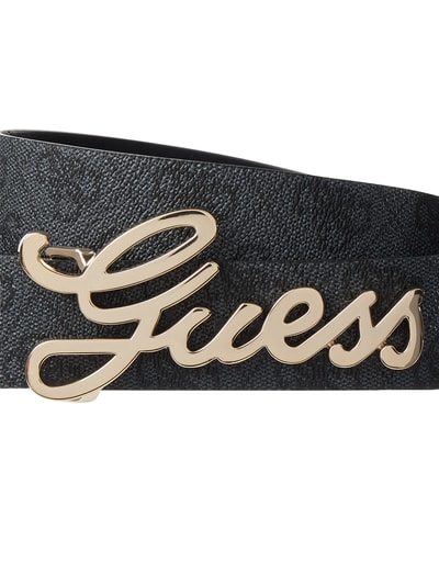 Guess Gürtel mit Logo-Schließe  Black 2