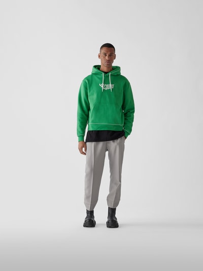 Jacquemus Hoodie mit Label-Print Grün 1