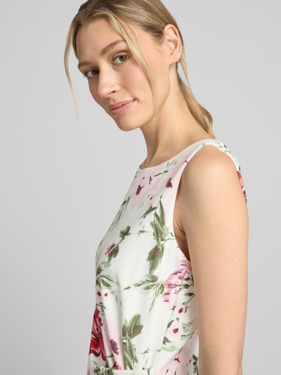 Vera Mont Getailleerde cocktailjurk met all-over motief Roze - 3