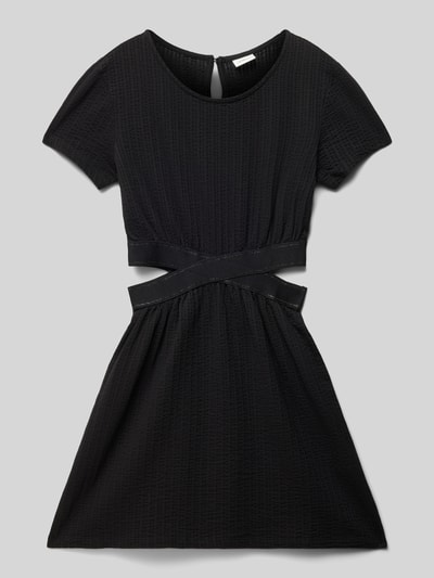 s.Oliver RED LABEL Tailliertes Freizeitkleid mit Cut Outs  Black 1