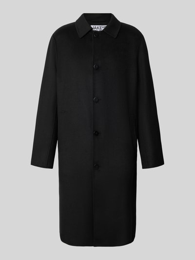 Jake*s Studio Men Regular Fit Wollmantel Modell 'WILLEM' Black 1