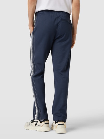 Lacoste Sweatpants mit Label-Stitching Modell 'PIQUE' Dunkelblau 5