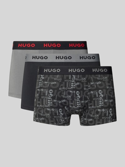 HUGO Boxershort van katoenmix in set van 3 Donkergrijs - 1