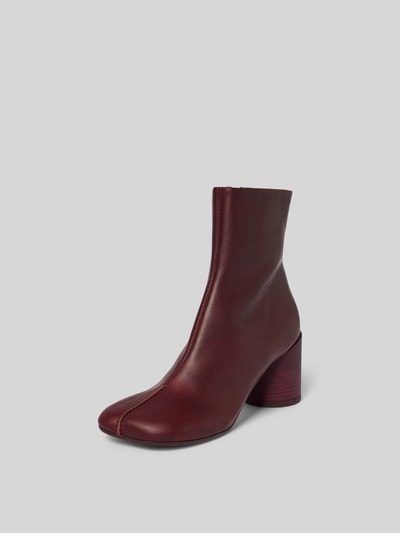 MM6 Maison Margiela Stiefelette mit Reißverschluss Mittelbraun 2