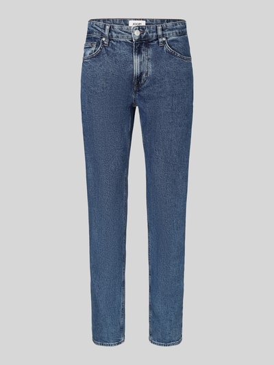 Produktfoto, Modern Fit Straight Fit Jeans aus Baumwoll-Mix Modell 'Mitch' von JOOP!, niebieskie jeansy z prostą nogawką, tekstura denimu, Herren Straight Fit Jeans von JOOP! JEANS
