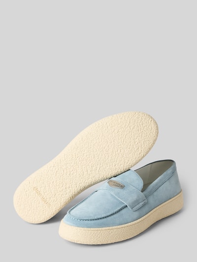 Antony Morato Loafer mit Label-Detail Modell 'REINER' Hellblau 4