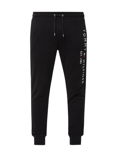 Tommy Hilfiger Sweatpants mit Logo-Stickerei Black 2