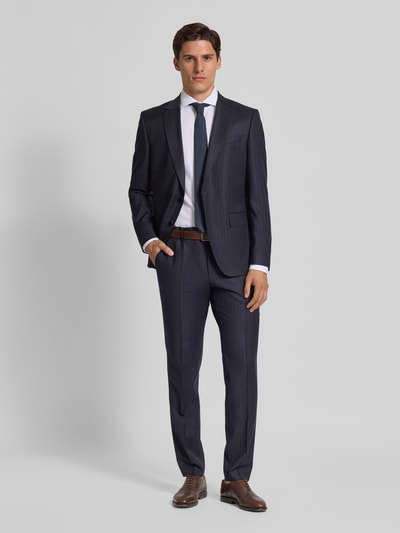 BOSS Slim fit pak van gestreepte scheerwol Marineblauw - 1