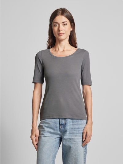 Christian Berg Woman T-Shirt in Ripp-Optik Graphit 4