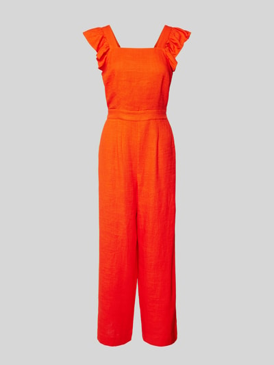 YAS Jumpsuit met ruches, model 'YASISMA' Oranje - 2