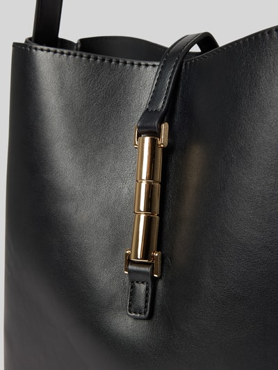 Seidenfelt Crossbody Bag in Leder-Optik Modell 'LOVIISA' Black 3