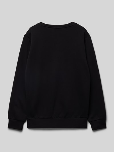 CHAMPION Sweatshirt mit Label-Stitching Black 3