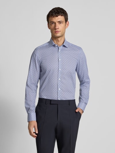 OLYMP Level Five Slim Fit Business-Hemd mit Kentkragen Blau 4