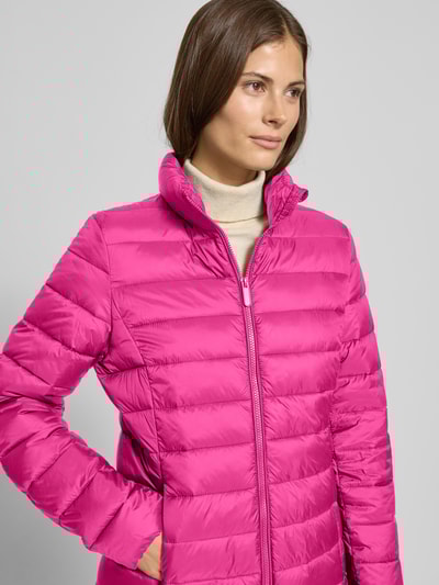 Christian Berg Woman Selection Gewatteerd jack met opstaande kraag Donkerblauw - 3