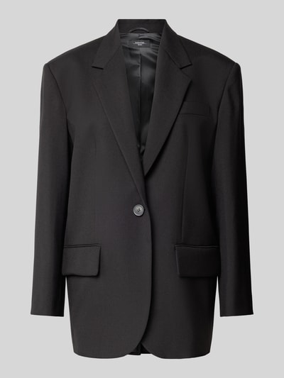 Weekend Max Mara Blazer mit Reverskragen Modell 'BRAVO' BLACK 2