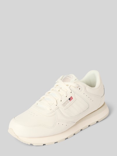 K-SWISS Ledersneaker mit Label-Stitching Modell 'Vista Runner' Offwhite 1