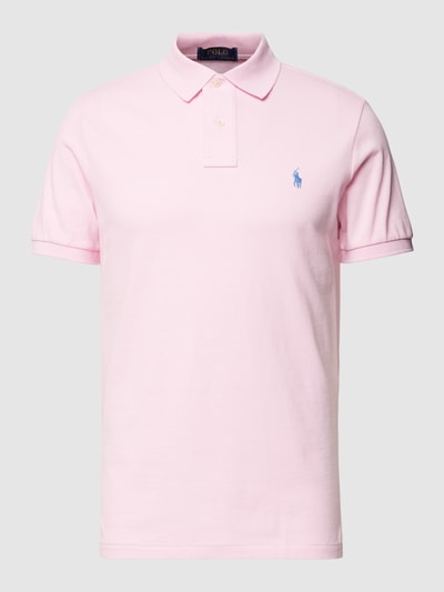 Polo Ralph Lauren Regular fit poloshirt met labelstitching Roze - 2