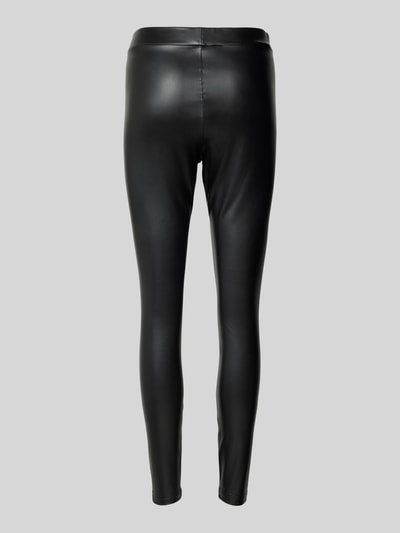 Vero Moda Legginsy o kroju skinny fit z imitacji skóry model ‘GAYA’ Czarny 3