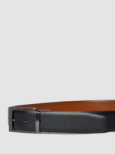 Christian Berg Men Gürtel in Leder-Optik Mittelbraun 2