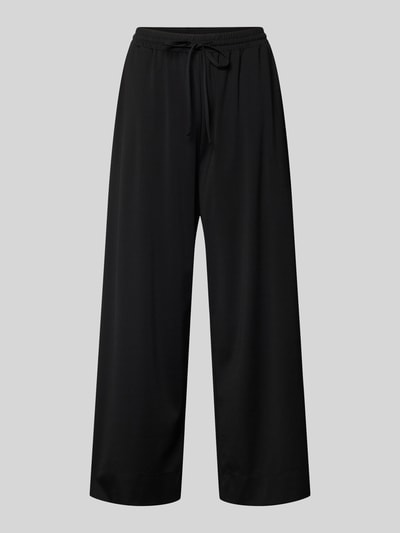 Produktfoto, Regular Fit Anzughose mit elastischem Bund Modell 'MODICO' von Weekend Max Mara, unifarben, High Waist, seitliche Eingrifftaschen.