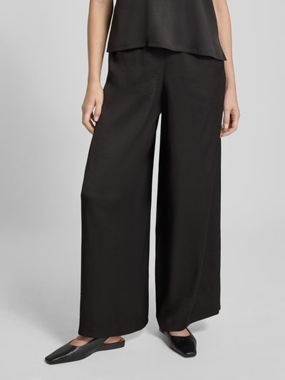 Drykorn Stoffhose mit elastischem Bund Dunkelbraun Melange 4