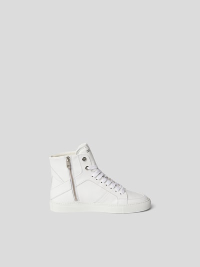 Zadig & Voltaire High-Top-Sneaker mit Label-Print Weiss 6