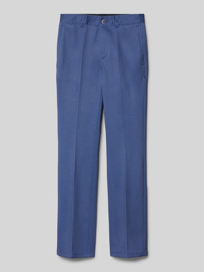 G.O.L. Slim Fit Anzughose mit Bügelfalten Marine 1