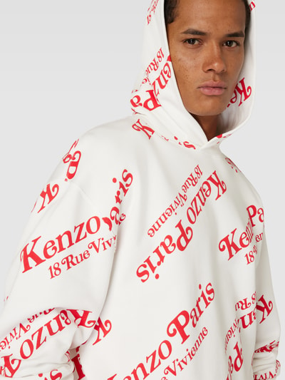 Kenzo Oversized Hoodie mit Kapuze Offwhite 3