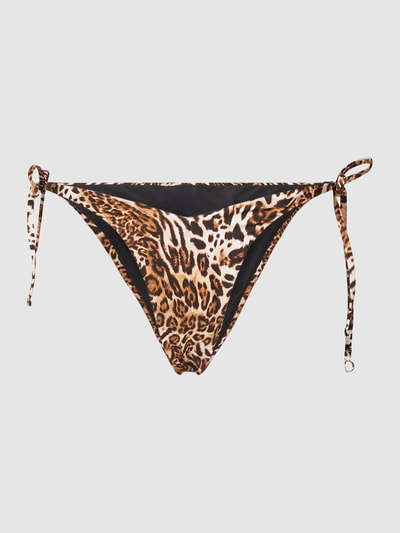 Guess Bikini-Slip mit Animal-Print Hellbraun 2