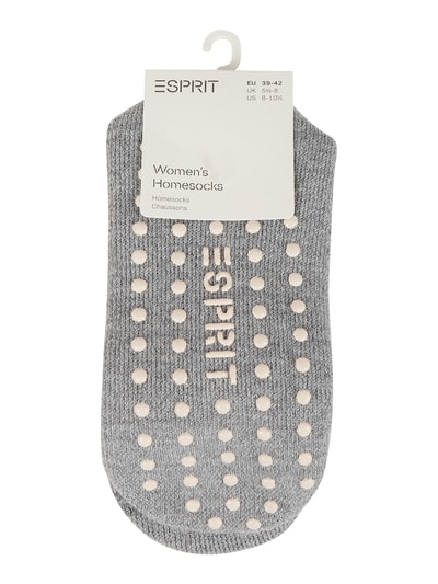 Esprit Socken mit rutschfester Sohle Mittelgrau 2