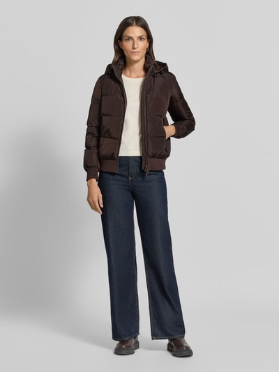 Armani Exchange Steppjacke mit Daunen-Feder-Füllung Dunkelbraun 1