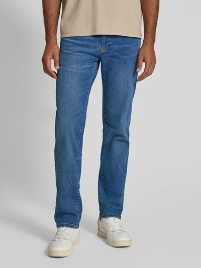MCNEAL Straight fit jeans in 5-pocketmodel Blauw - 4