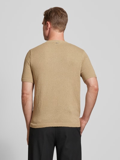 Antony Morato T-shirt in tricotlook Beige - 5